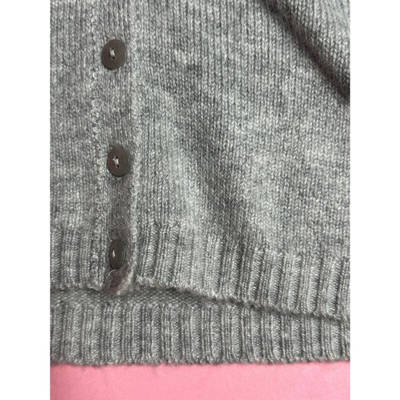 1990s-Y2K. RETRO SPORT Faux Fur. Plush Detachable Collar Cardigan Sweater. S-M - Picture 9 of 9
